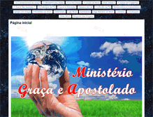 Tablet Screenshot of gracaeapostolado.com